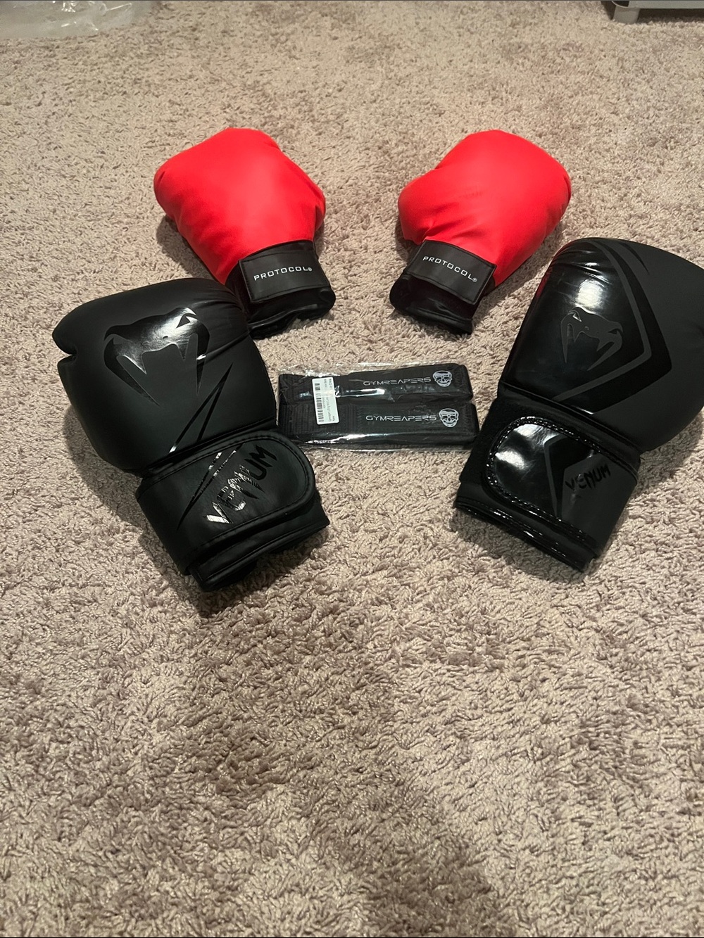 Venum Boxing Gloves Set